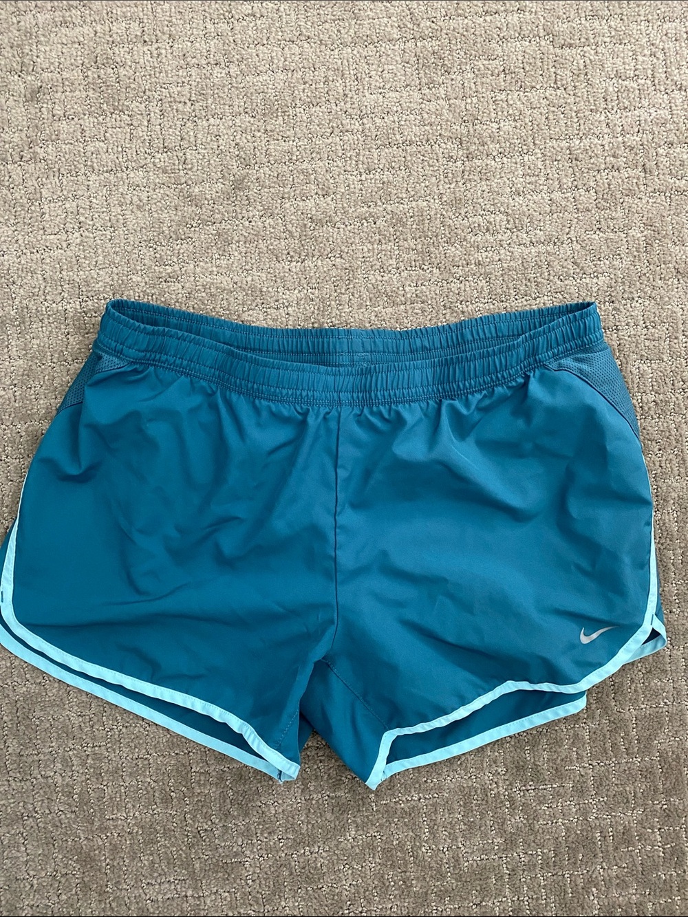 Nike Women’s Teal Athletic Shorts with Light Trim
